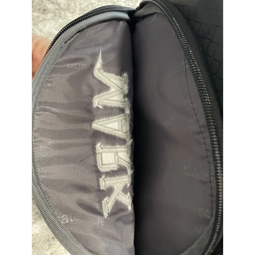 Thirty-One Black Journey Backpack Insulated Cooler Area Multiple Pockets MARK